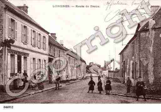 Ville de LONGNES, carte postale ancienne