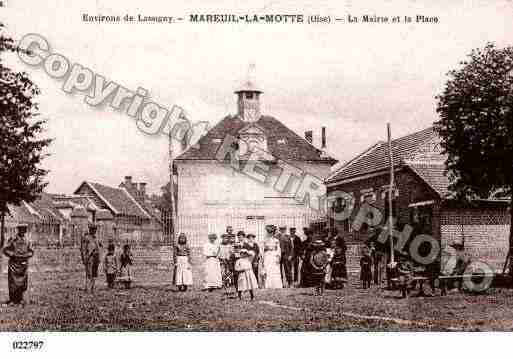 Ville de MAREUILLAMOTTE, carte postale ancienne