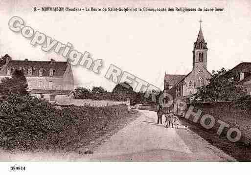 Ville de MORMAISON, carte postale ancienne