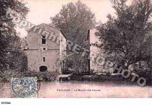 Ville de PAULHAN, carte postale ancienne