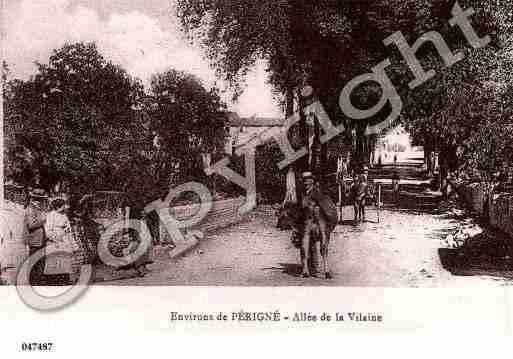 Ville de PERIGNE, carte postale ancienne