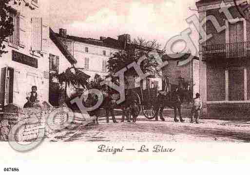 Ville de PERIGNE, carte postale ancienne