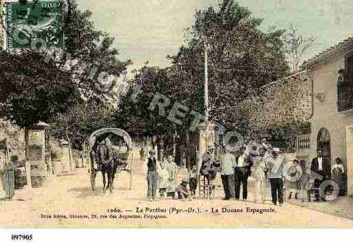 Ville de PERTHUS(LE), carte postale ancienne