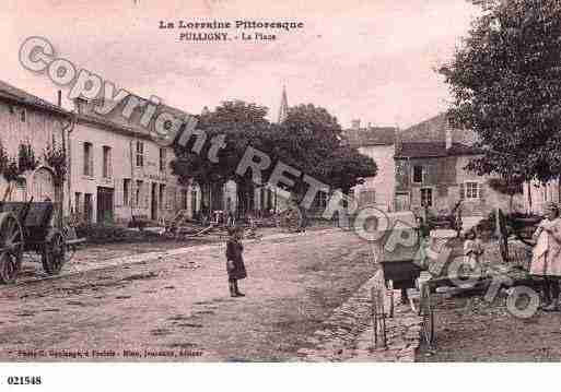 Ville de PULLIGNY, carte postale ancienne