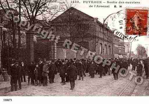 Ville de PUTEAUX, carte postale ancienne