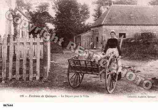 Ville de QUIMPER, carte postale ancienne