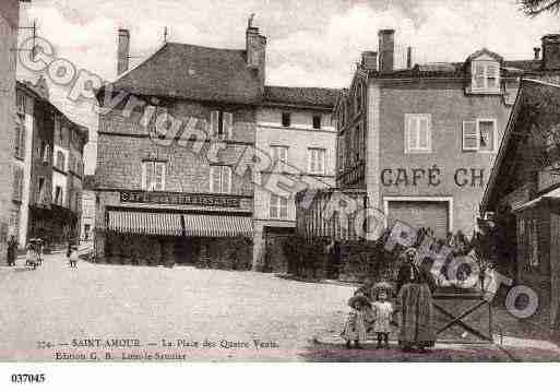 Ville de SAINTAMOUR, carte postale ancienne