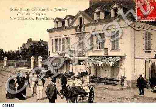 Ville de SAINTGILLESCROIXDEVIE, carte postale ancienne