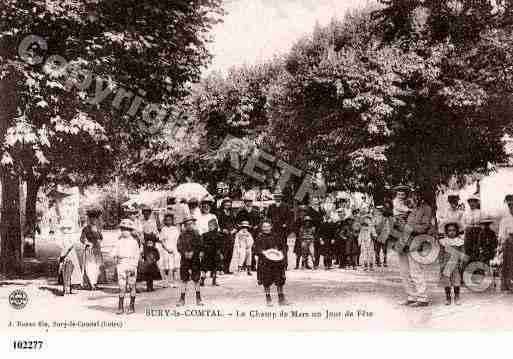 Ville de SURYLECOMTAL, carte postale ancienne