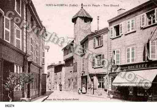 Ville de SURYLECOMTAL, carte postale ancienne