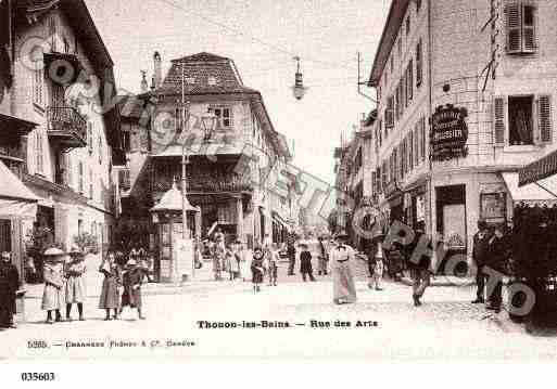 Ville de THONONLESBAINS, carte postale ancienne