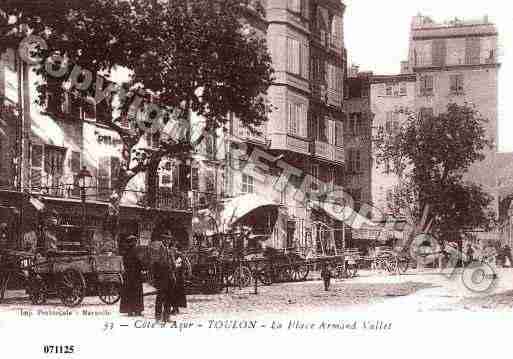 Ville de TOULON, carte postale ancienne