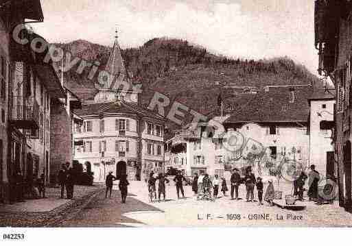 Ville de UGINE, carte postale ancienne