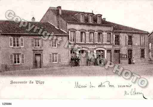 Ville de VIGY, carte postale ancienne