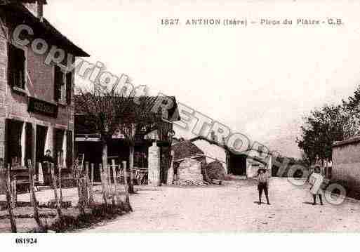 Ville de ANTHON, carte postale ancienne