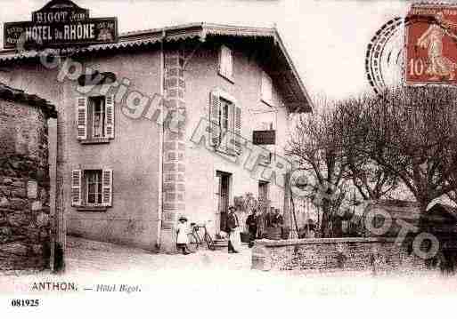 Ville de ANTHON, carte postale ancienne