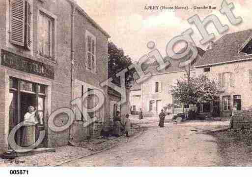 Ville de APREY, carte postale ancienne