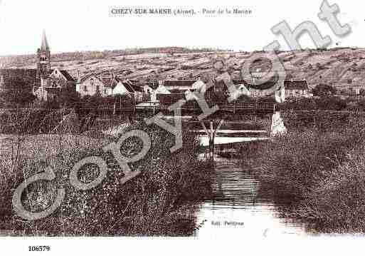 Ville de AZYSURMARNE, carte postale ancienne