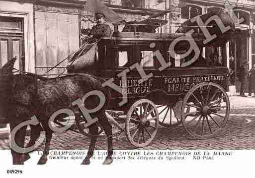 Ville de BARSURAUBE, carte postale ancienne