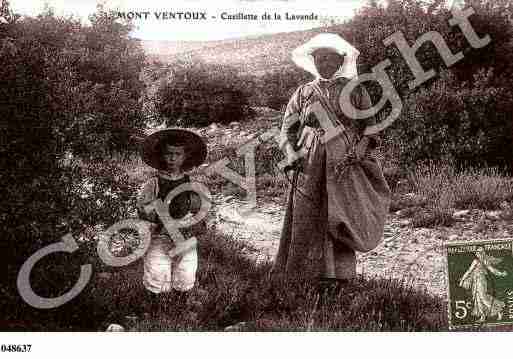 Ville de BEDOIN, carte postale ancienne