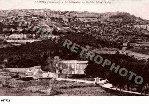 Ville de BEDOIN, carte postale ancienne