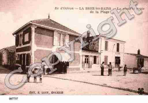 Ville de BREELESBAINS(LA), carte postale ancienne