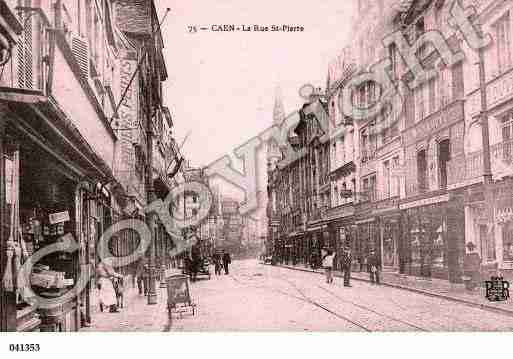 Ville de CAEN, carte postale ancienne