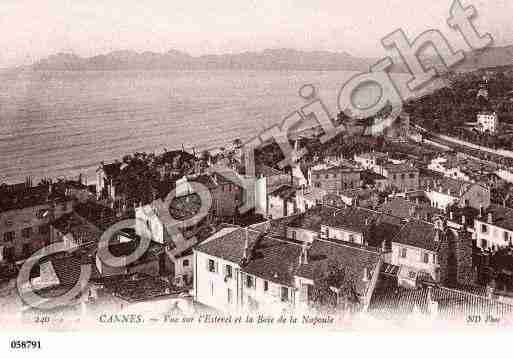 Ville de CANNES, carte postale ancienne