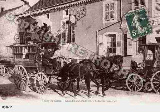 Ville de CELLESSURPLAINE, carte postale ancienne