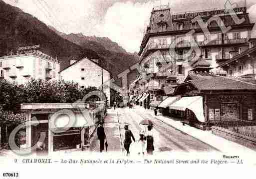 Ville de CHAMONIXMONTBLANC, carte postale ancienne