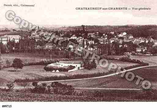 Ville de CHATEAUNEUFSURCHARENTE, carte postale ancienne