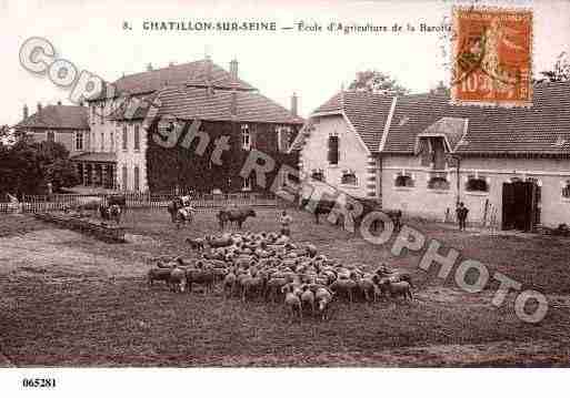 Ville de CHATILLONSURSEINE, carte postale ancienne