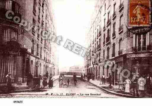 Ville de CLICHY, carte postale ancienne