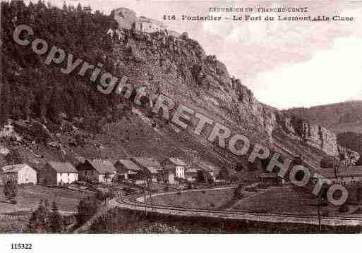 Ville de CLUSEETMIJOUX(LA), carte postale ancienne