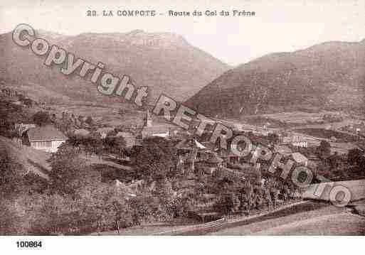 Ville de COMPOTE(LA), carte postale ancienne