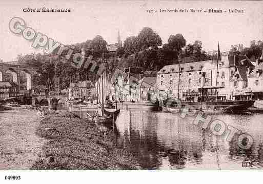 Ville de DINAN, carte postale ancienne