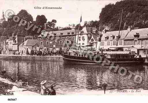 Ville de DINAN, carte postale ancienne