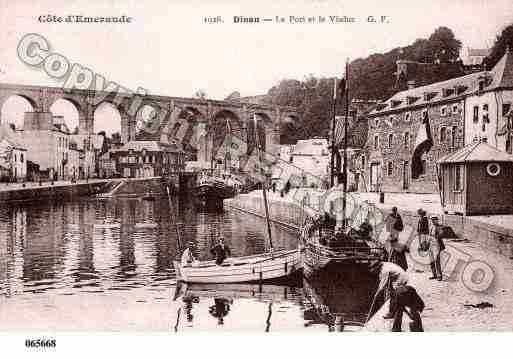 Ville de DINAN, carte postale ancienne