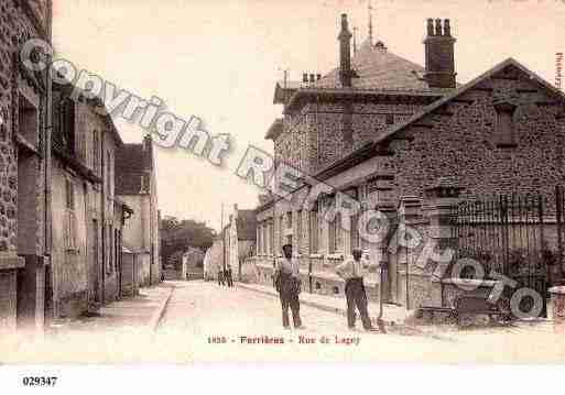 Ville de FERRIERES, carte postale ancienne