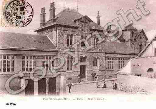 Ville de FERRIERES, carte postale ancienne