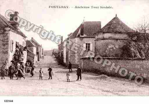 Ville de FONTENAYPRESCHABLIS, carte postale ancienne