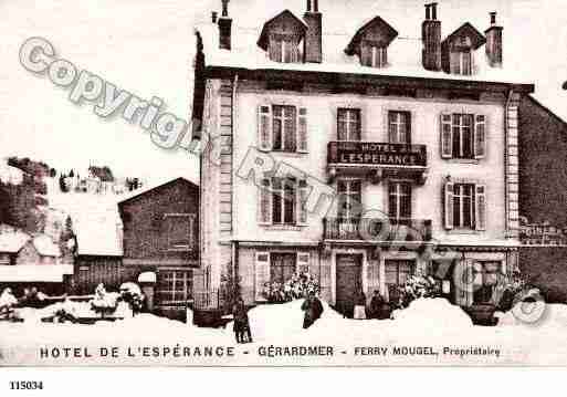 Ville de GERARDMER, carte postale ancienne