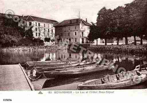 Ville de GERARDMER, carte postale ancienne