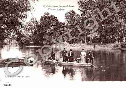 Ville de GUIGNICOURT, carte postale ancienne