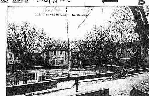 Ville de ISLESURLASORGUE(L'), carte postale ancienne