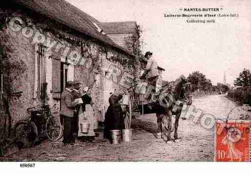 Ville de ISSE, carte postale ancienne