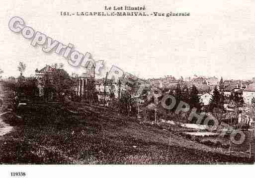 Ville de LACAPELLEMARIVAL, carte postale ancienne