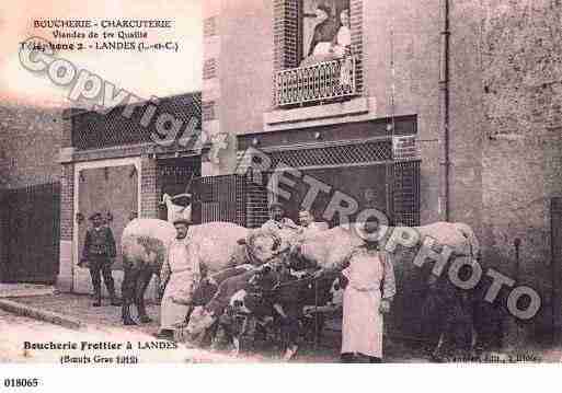 Ville de LANDESLEGAULOIS, carte postale ancienne