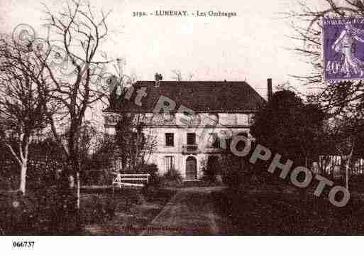 Ville de LUNERAY, carte postale ancienne