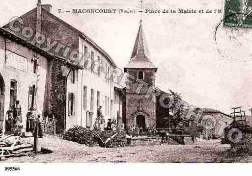 Ville de MACONCOURT, carte postale ancienne